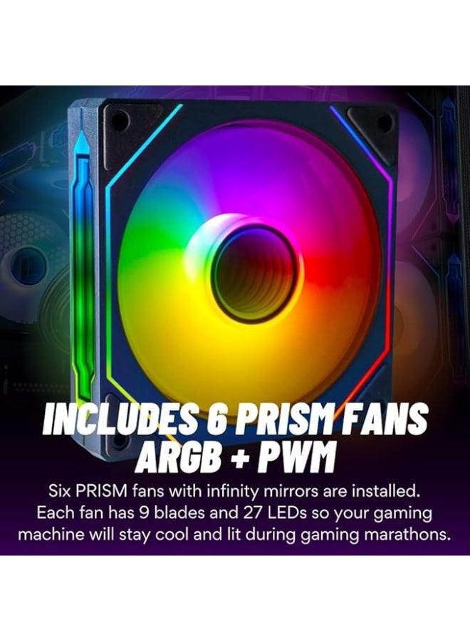 AJYAL Gaming PC i5-12400F / H610m DDR4 / 16GB RAM 3600MHz / Nvme 1TB SSD / NVIDIA GeForce RTX 5050 8GB / RGB AIR Cooler / RGB ATX Case / 650W Power Supply Gaming PC i5-12400F | RTX 5050 - Image 4